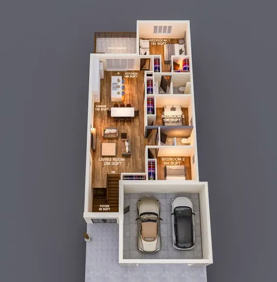 Main floor Option 1